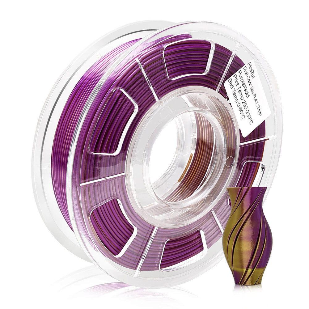 eSun eSilk-PLA Filament Violet 1.75mm Violet